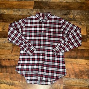 Men's Red Plaid Shirt